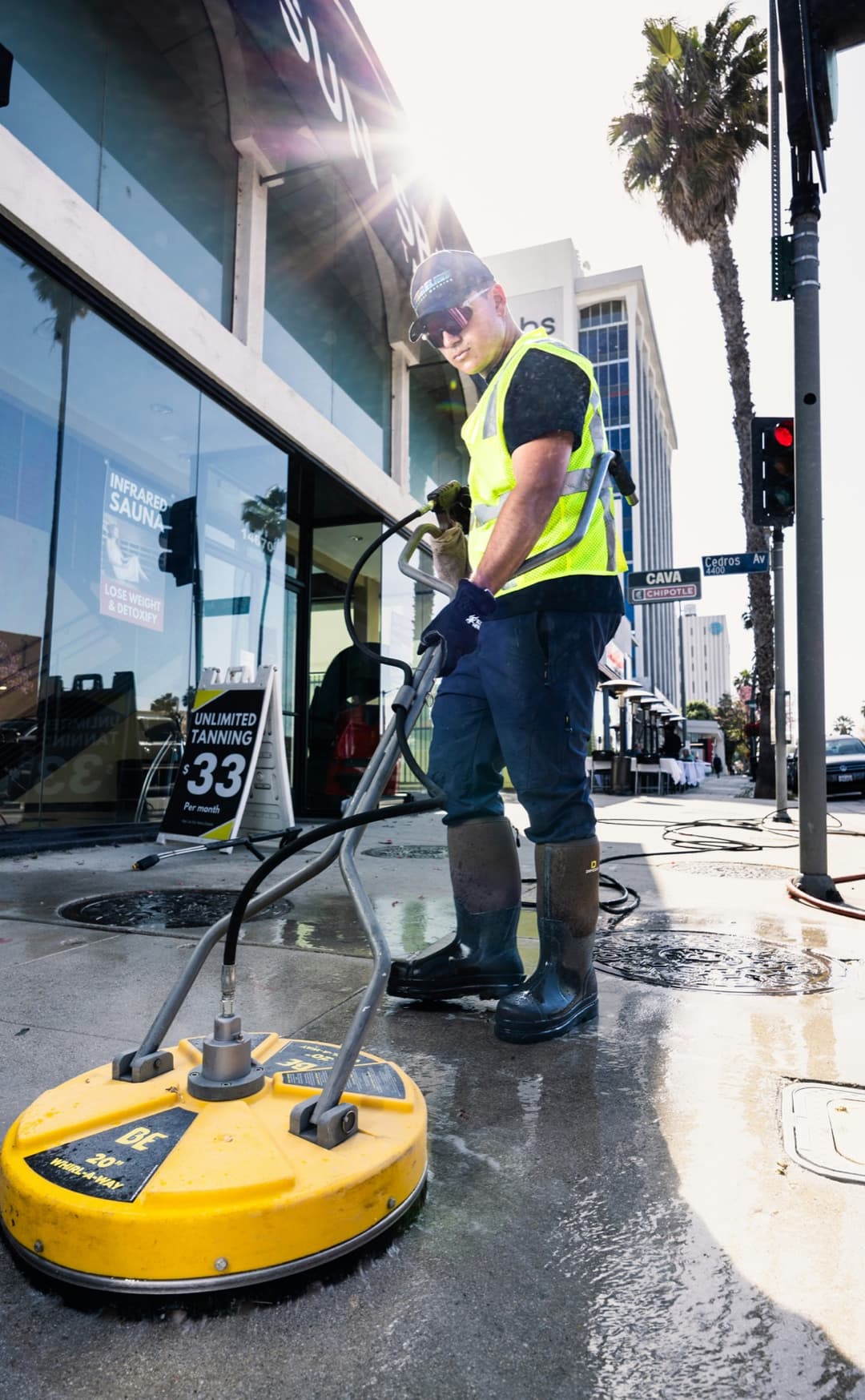 Home exterior wash